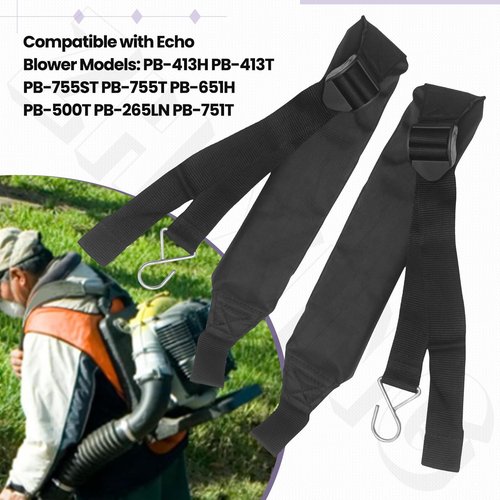 C061000111 C061000110 Backpack Blower Straps Compatible With Ec-ho PB-265LN PB-403H PB-413H PB-460 PB-500 PB-610 PB-620 PB-650
