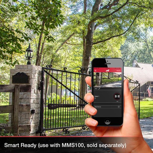 Mighty Mule MM371W-SOL Automatic Gate Opener Black mEDIUM