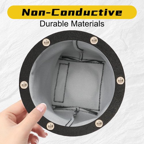 Dirt Bag, Electrical Tool Bag for Metal Shavings, Drilling Catcher Bag, Non-Conductive Electrical Safety Dirt Magnetic Bags, 6x5x5