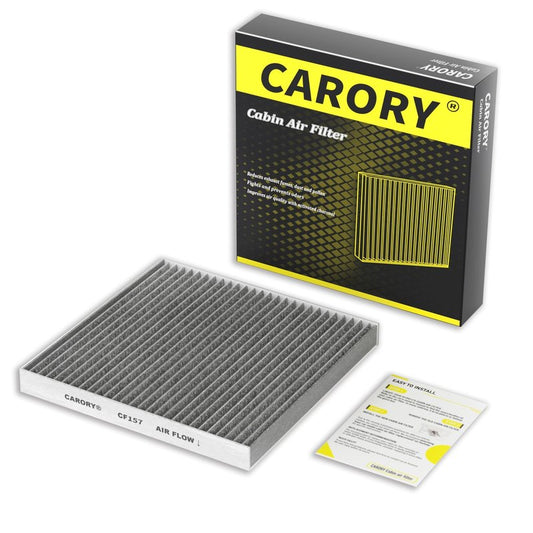 CARORY Cabin Air Filter w/Activated Carbon for Toyota Camry, Corolla, RAV4, Prius, Highlander, Sienna, Venza, Crown, Lexus ES350, ES300h, NX250, RX350, RX450h, Subaru Outback, Mazda CX9 and More