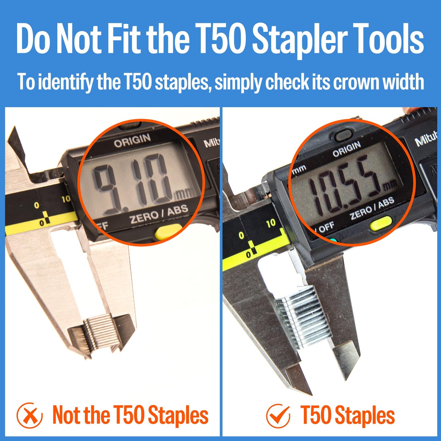 meite 71/04 22 Gauge 71 Series 3/8-Inch (9.1 mm) Crown 3/16-Inch (4 mm) Leg Length Galvanized Upholstery Staples for MT7105 Stapler (10,020 Counts)