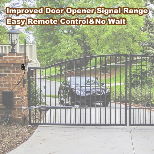 Outdoor Smart Gate Door Opener Extended Long Range Receiver Antenna for GTO Mighty Mule MM571W MM572W MM371W MM372W F3101MBC MMS100 LiftMaster Ghost All Series Controls Garage Gate Opener ，Eifagur