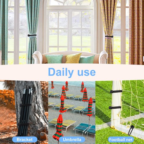 Skytened 30PCS of 3 Sizes Ball Bungee Cords, 6, 9, 11 Inch Tarp Canopy Bungee Balls, Heavy Duty Tie Down Cord for Shelter, Gazebo, Camping, Tent, Cargo, Holding Wire and Hoses (Ball Size 1 inch)