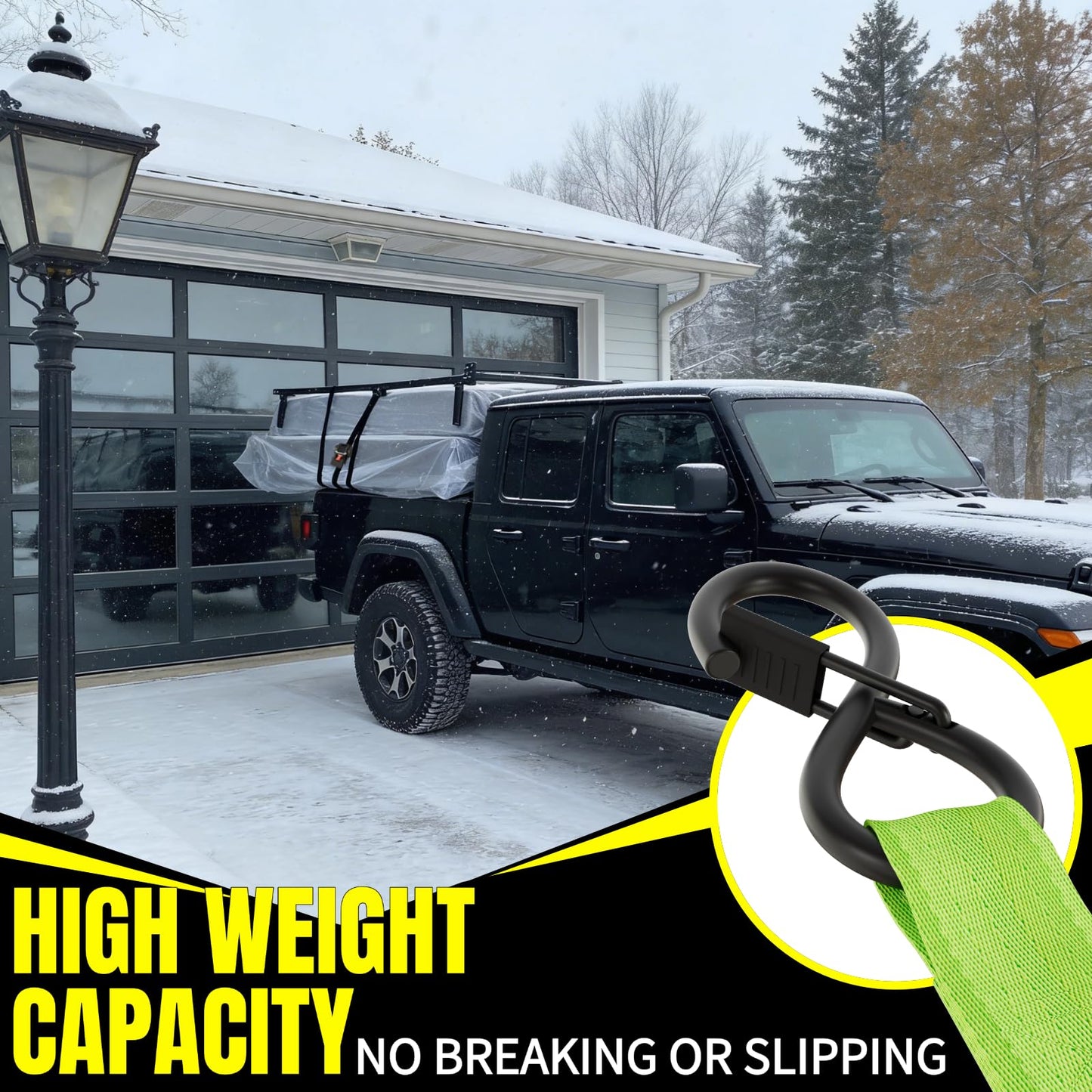 Fortexus Retractable Ratchet Straps,1'' x 12' Tie Downs Automatic Retractable Ratchet Straps 1760lb Break Strength for Trailer,Motorcycle,Scooter,Pickup Truck,UTV,Kayak(Neon Green,4 Pack)