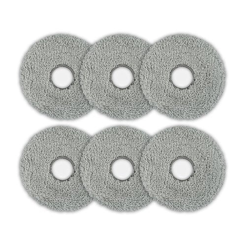 (6 Pack) X50 Ultra Replacement Mop Pads for Dreame X50 Ultra/ X40 Ultra/ X30 Ultra/ L10s Ultra L10s Pro Gen 2 L10s Pro Ultra L10s Plus L40 Ultra Mova P50 Ultra P50 Pro Ultra P10 Pro Ultra Robot Vacuum