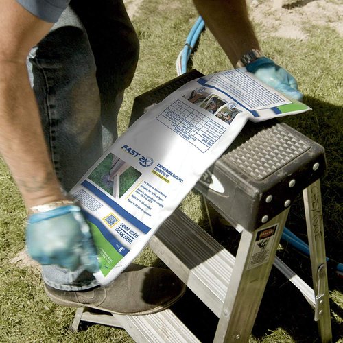 H.B. Fuller Fast 2K Post Anchor Mix | Expanding Composite Footing Compound (Fence, 1)