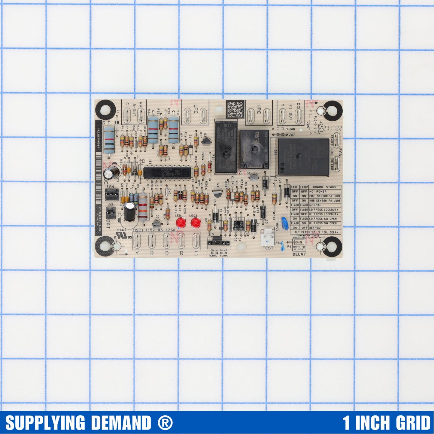 Supplying Demand 47-102684-204 HVAC Heat Pump Defrost Control Board Replacement Kit