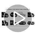 Induction Cooktop Protector Mats (5-Pack) Silicone Hob Covers, Black