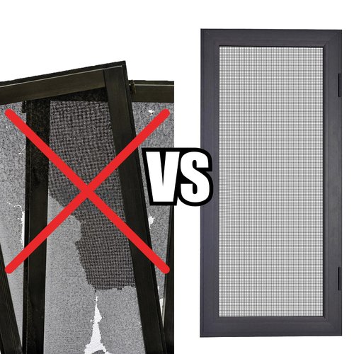 Fiberglass Window Screen Mesh Roll - 36"x100', Easy-to-Cut Screen Door Mesh for Windows, Pool, Porch Durable Mesh Replacement Option