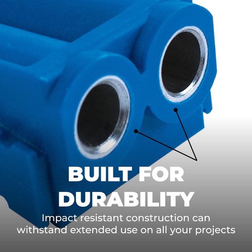 Kreg R3 Jr. Pocket-Hole Jig System - Portable Kreg Pocket-Hole Jig - Easy Clamping & Adjusting - Includes Positioning Sliders - For Materials 1/2" to 1 1/2" Thick