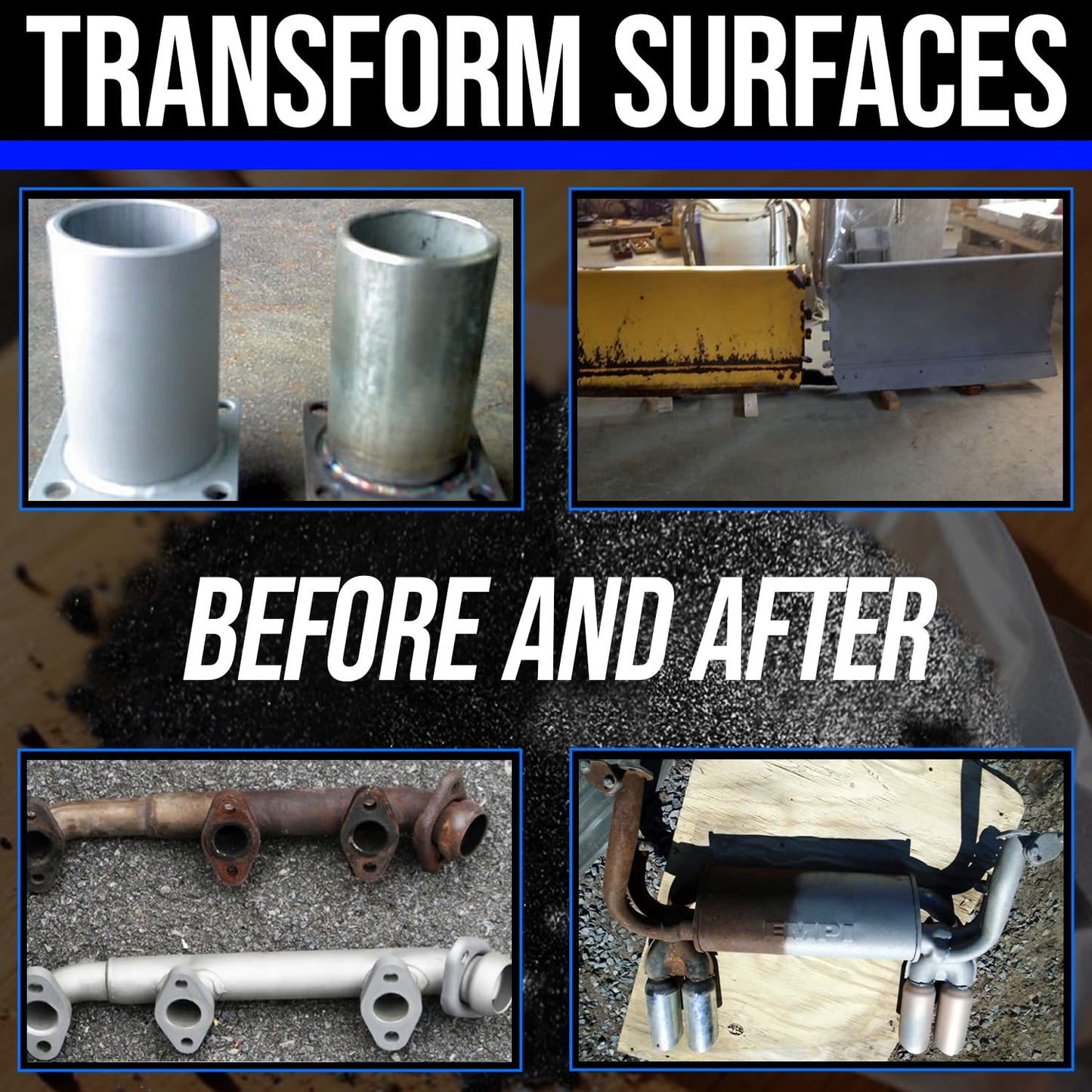 LE LEMATEC Silicon Carbide #100 Grit Sandblasting Media, Abrasive Blasting Sand for Polishing, Surface Prep, Media Blaster, Sandblaster, Rock Tumbling & Rock Tumbler Grit Refill, 2.2lbs Bag (LEI-16)