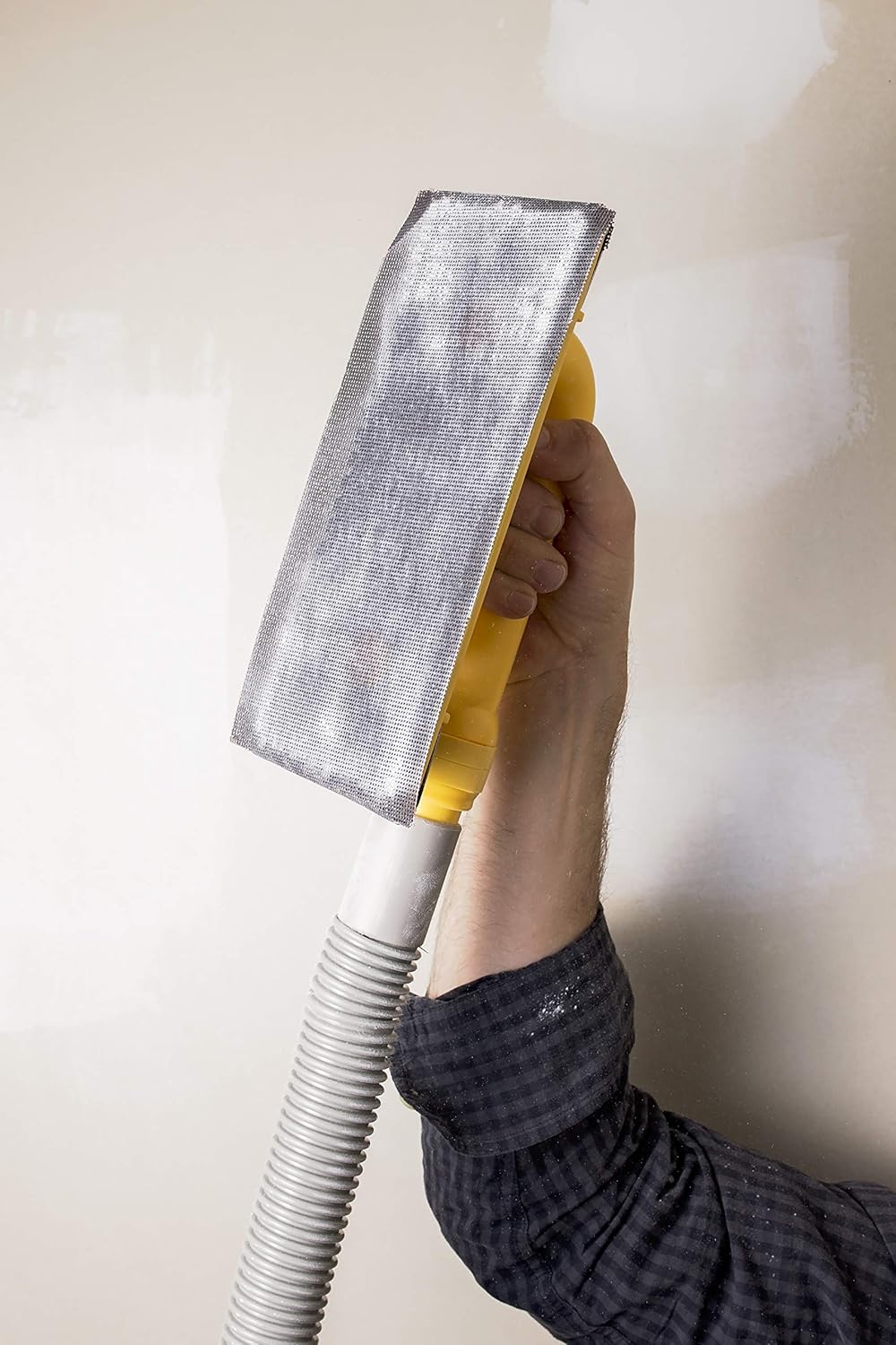 Hyde Tools 09165 Dust-Free Drywall Vacuum Hand Sander with 6-Foot Hose