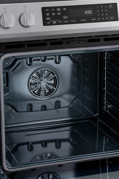 Kenmore 22-96833 5.6 cu. ft. Front-Control 5 Element Electric Range Stove with Triple and Dual Ring Elements, Steam Clean Oven, Precision Set Controls