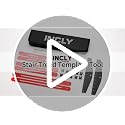 INCLY Stair Tread Template Tool Kit with Carpenter Pencil & Steel Ruler
