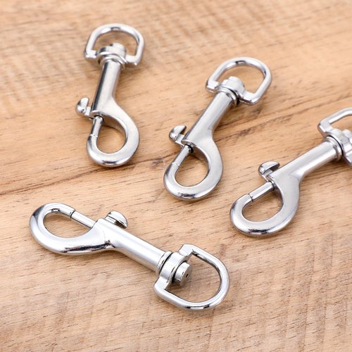 JIEYAO 30 Pcs Swivel Snap Hooks for Dog Leash, 2.8" Heavy Duty Dog Leash Clips, Pet Buckle Trigger Clip Clasp Single Ended Swivel Clip Multipurpose Bolt Snap for Keychain Camera Strap Flag Hooks Clasp