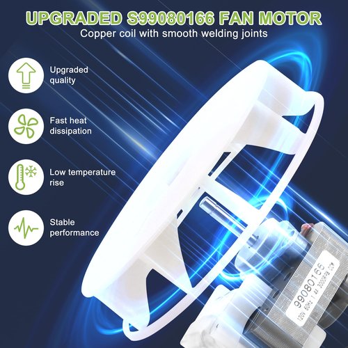 S99080166 BP28 Vent Bath Fan Motor for Bro-an Nu-Tone 655 679 658 85N2 Bathroom Exhaust Fan Motor-Replace 99080166a 99080166a (120V 70CFM) by TOMOON