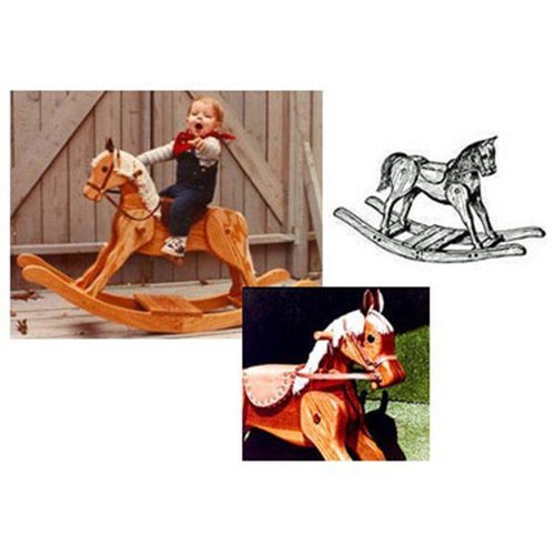 Woodcraft Project Paper Plan To Build Merrilegs Rocking Horse - Material Not Included