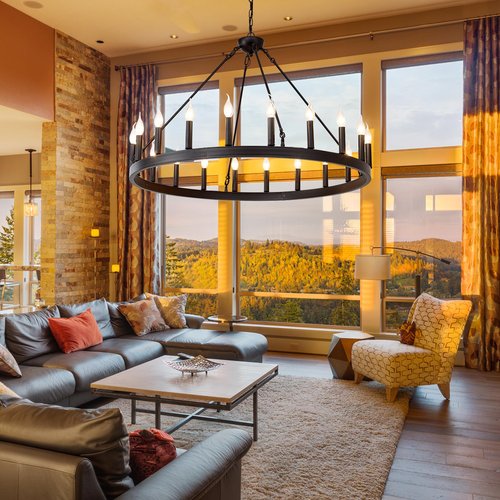 ZBMYRBZJ Black Wagon Wheel Chandelier 40 inch,20-Light Farmhouse Wagon Wheel Chandeliers Round Industrial Ceiling Light fixtures for Outdoor Porch high Ceilings Living Dining Room Foyer Entryway