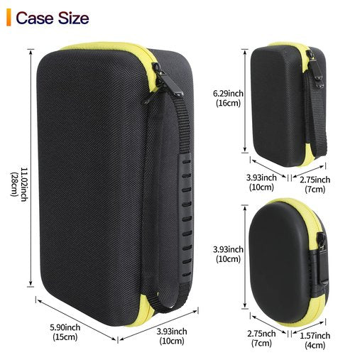 AIKANG 3 Pcs Hard Case for DEWALT 20V Max XR Cordless Router, Brushless(DCW600B), Portable Carrying Storage Bag for Router Bits