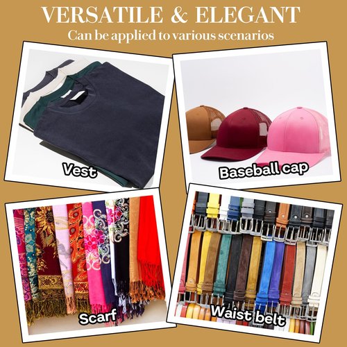 Ymapinc 2Pcs Cap Hanger for Baseball Caps, S-Shaped Gold Hook Hat Hangers for Closet Organizers and Storage, Room Space Saving Rack Capacity for 20 Hats