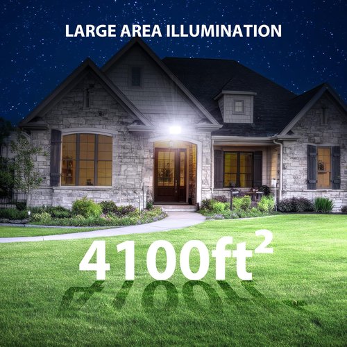Meloght 160W Flood Lights Outdoor, 16000LM LED Work Light with Plug, Daylight White 6500K LED Flood Light, IP66 Waterproof Exterior Security Lights for Yard Garage Stadium 2 Pack