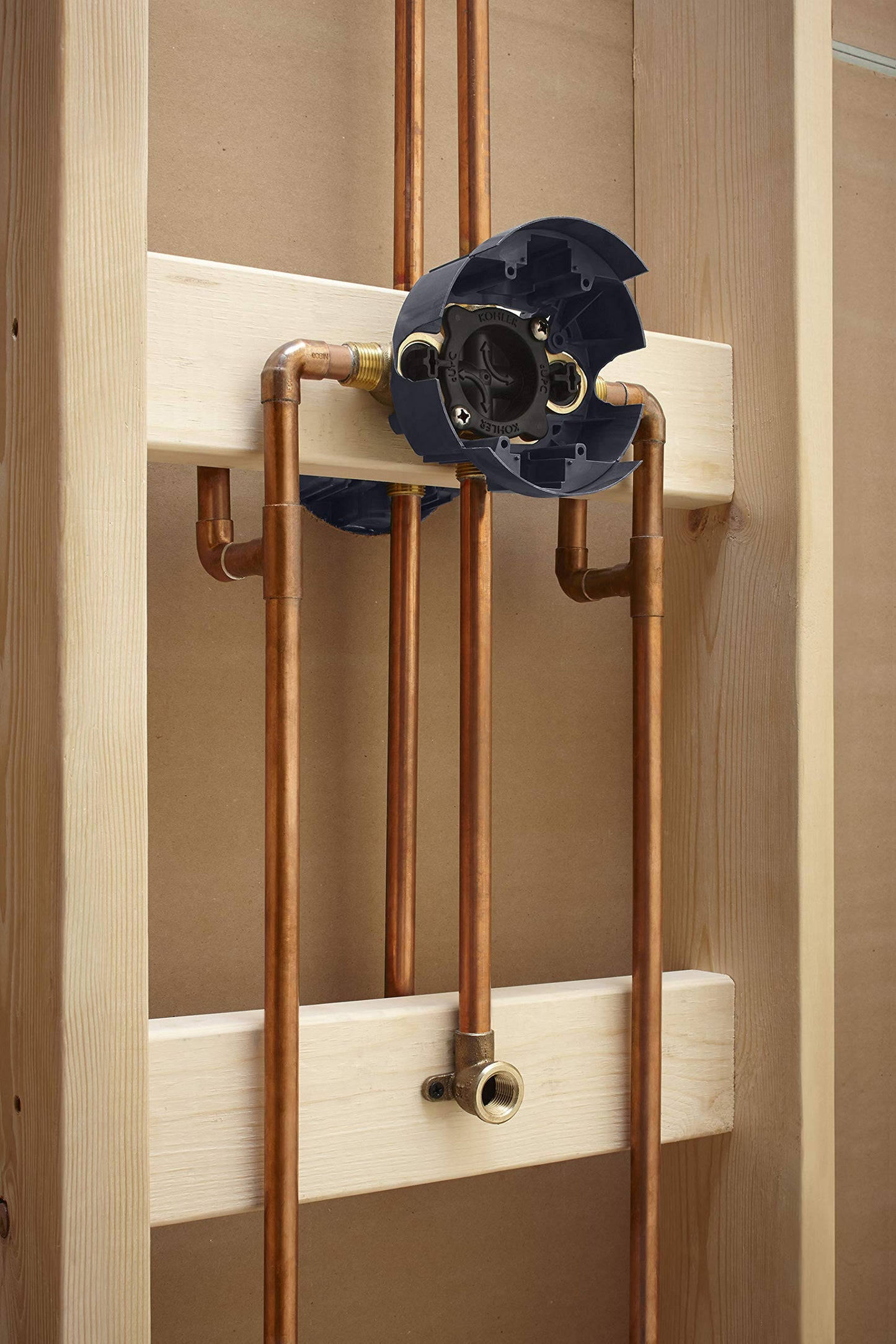 KOHLER K-8304-KS-NA Rite-Temp Pressure-Balancing Valve Body and Cartridge Kit with Service Stops