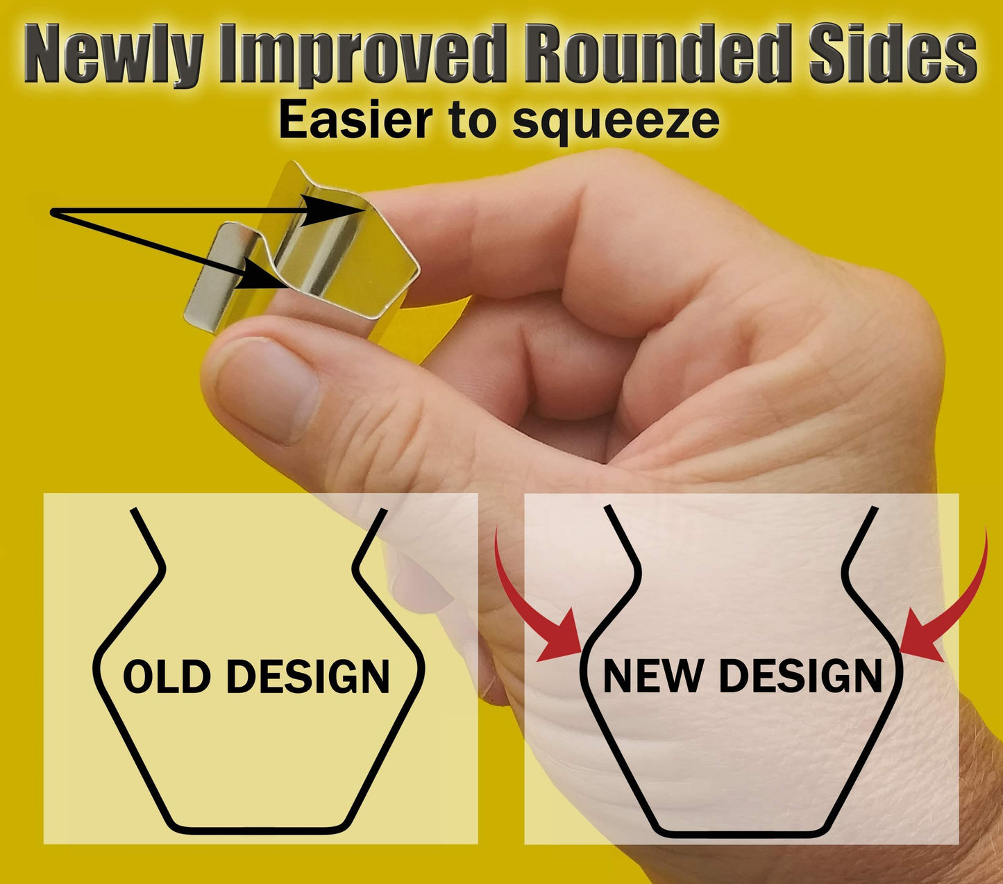 Screen Installer Clips – 20 Pack for Rescreening Patio, Lanai, Door, Window, or Garage Screens- Screen Retainer Clips Help DIY Install (20 Pieces)