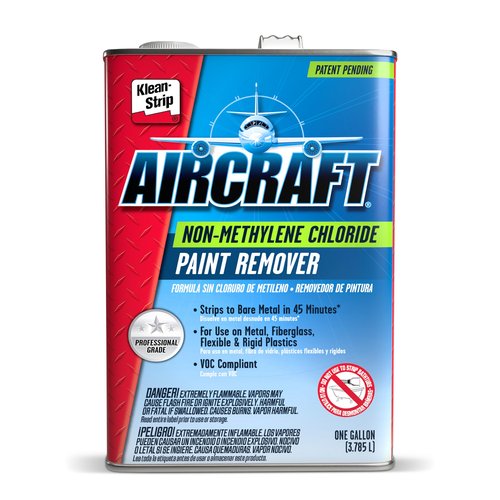 KLEAN-STRIP Aircraft Paint Remover, Professional Grade Paint Stripper for Cars & Metal Surfaces, VOC Compliant, 1 Gallon