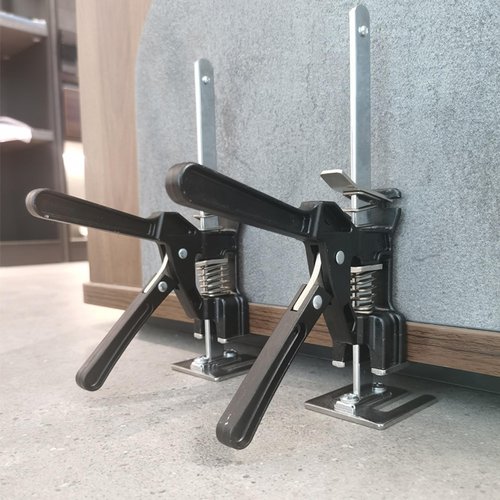 HLMOptimo Labor Saving Arm Jack 2 Pack,15.5 Inch Multifunctional Furniture Lifter Jacks for Installing Cabinets and Wall Tile Height Adjuster Handheld Tool
