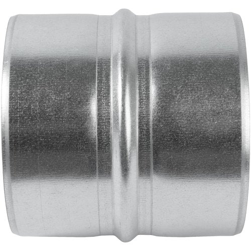 Vent Systems 4'' Inch Galvanized Steel Duct Connector - Round Ventilation Duct Extension - Metal Vent Coupler - Metal Hose Coupling - Galvanised Pipe Connector