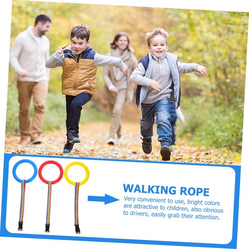 VANZACK 3pcs Walking Rope Handles for Toddlers Leashes Fall Protection for Preschools