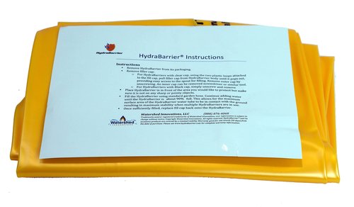 Watershed Innovations Best Sandbag Alternative - HydraBarrier Standard 6 Foot Length 4 Inch Height - Water Diversion Tube - Light, Re-usable, & Eco-Friendly Flood Barrier (Single Unit)