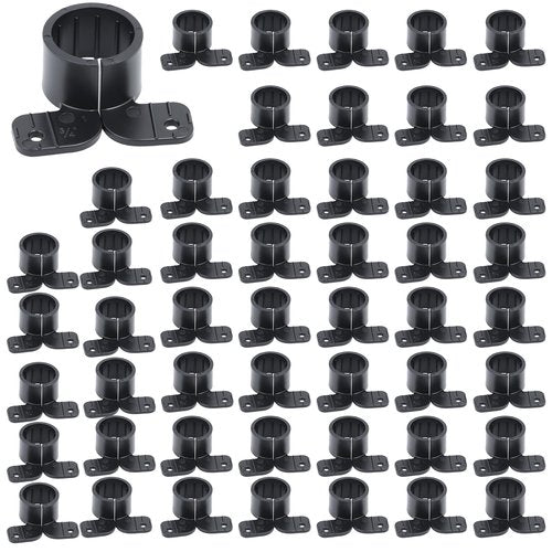 50 Pcs 3/4 Inch Pipe Supports Suspension Pipe Clamps Pex Clamps Butterfly Style Tubing Pipe Support for Pex, Copper, CPVC