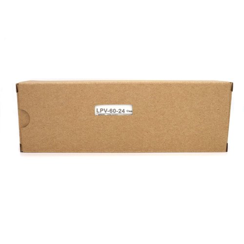 MEAN WELL LPV-60-24 60Watts 2.5Amp 24VDC C.V LED Driver Single Output Waterproof IP67 LED Power Supply Suitable for LED Strip Light Sealed Panel Mount