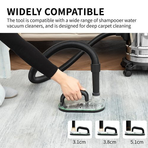 Mungha Sub Surface Extraction Tool, Handheld Carpet Extractor & Stain Remover Attachment for Wet Dry Vacuums, Deep Cleaning Shampooer Solution for Pets Dogs