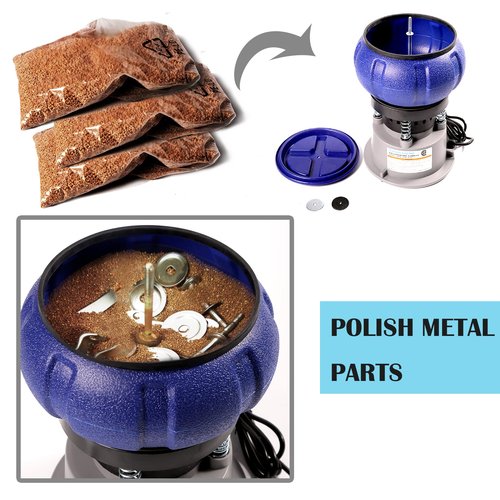 Leegol Electric 5LB Vibratory Tumbler Polishing Small Metal Parts