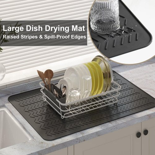 GUDEYIHE Stove Top Covers for Electric Stove, Thickened Premium Silicone Stove Mat for Glass Top Stove, 28 x 20 Glass Stove Top Cover Protector, Oven Range Top Cover, XL Dish Drying Mat