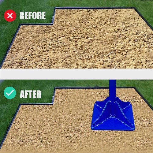 Moosefield Fully Welded Steel Tamper 8"x8" with 45 inch Handle Garden Landscaping Rammer for Earth, Soil, Asphalt, Gravel and Dirt Compaction Levelling Paver Tool