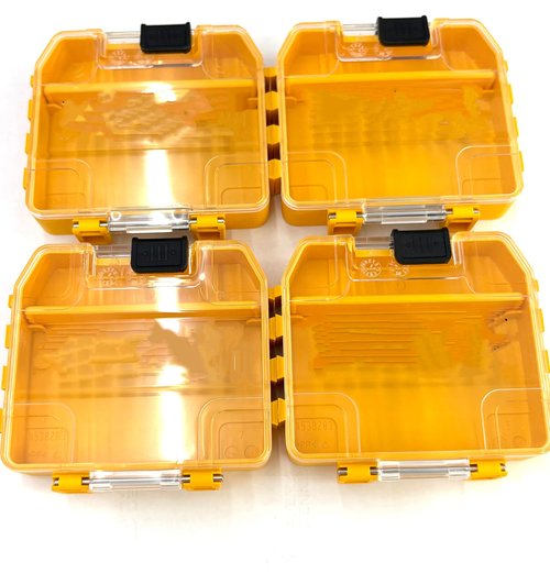 Toefficy DT70800 Small Parts Storage Case, Yellow, Pack of 4 New Replacement part Compatible with DEWALT