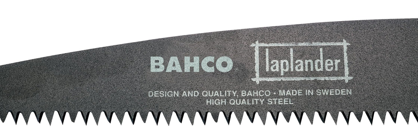 Bahco BAH396LAP 7-1/2" Laplander Folding Saw for Trail Maintenance, Wood Processing, and Survival Use, Rust-Protected Blade, Secure Lock, Ergonomic Grip, Ideal Bushcraft and Camping Tool