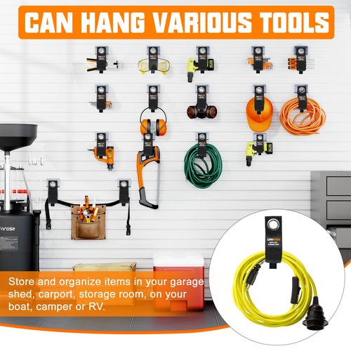 Heavy Duty Storage Straps, Nylon Extension Cord Straps 6 PCS, Extension Cord Wrap Holder for Extension Hoses, Cords, Cables, Ropes