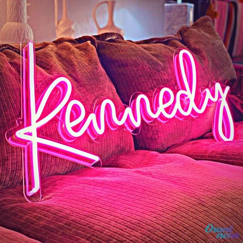 Custom Neon Sign – Large Personalized Neon Wedding Sign, Customizable Birthday Gift, Handmade LED Light Up Last Name Sign for Kids Room Wall Décor, Party, Bedroom, Bar, Shop or Business Logo