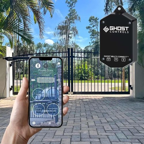 Ghost Controls Dual Smart Gate Upgrade Bundle for Wi-Fi and Bluetooth Access for Ghost Controls Automatic Gate Openers -AXMCDB