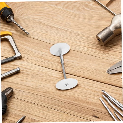 Cabilock 1Set Door Hole Cover Plate Round Filler Plate for Door Knob and Deadbolt Lock Simple Installation Enhanced Security Elegant Design White Finish