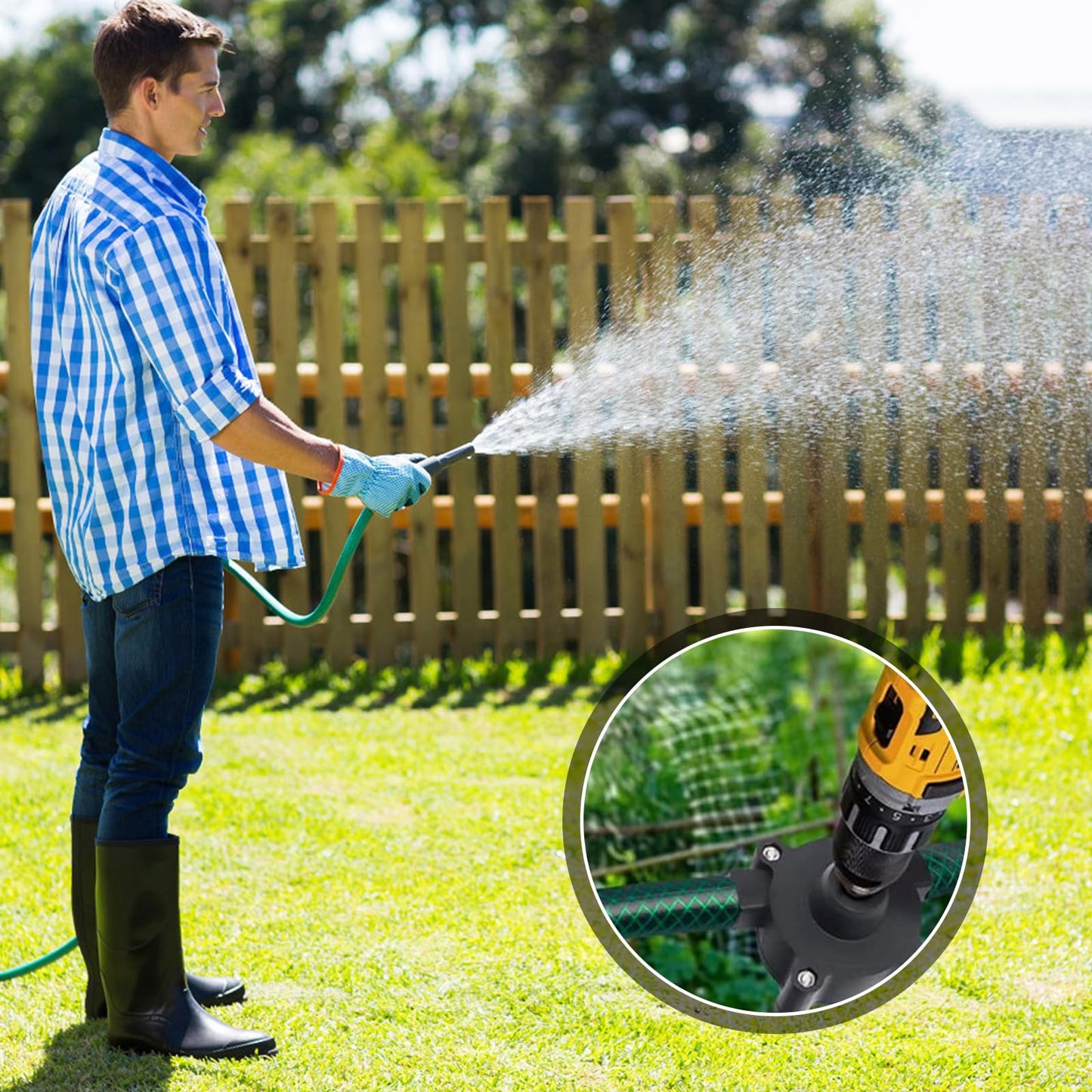 Houlishu Mini Electric Drill Pump, Portable Hand Drill Water Pump, Self Starting Hand Pump, suitable for water gasoline diesel engine oil transfer, easy to install and use