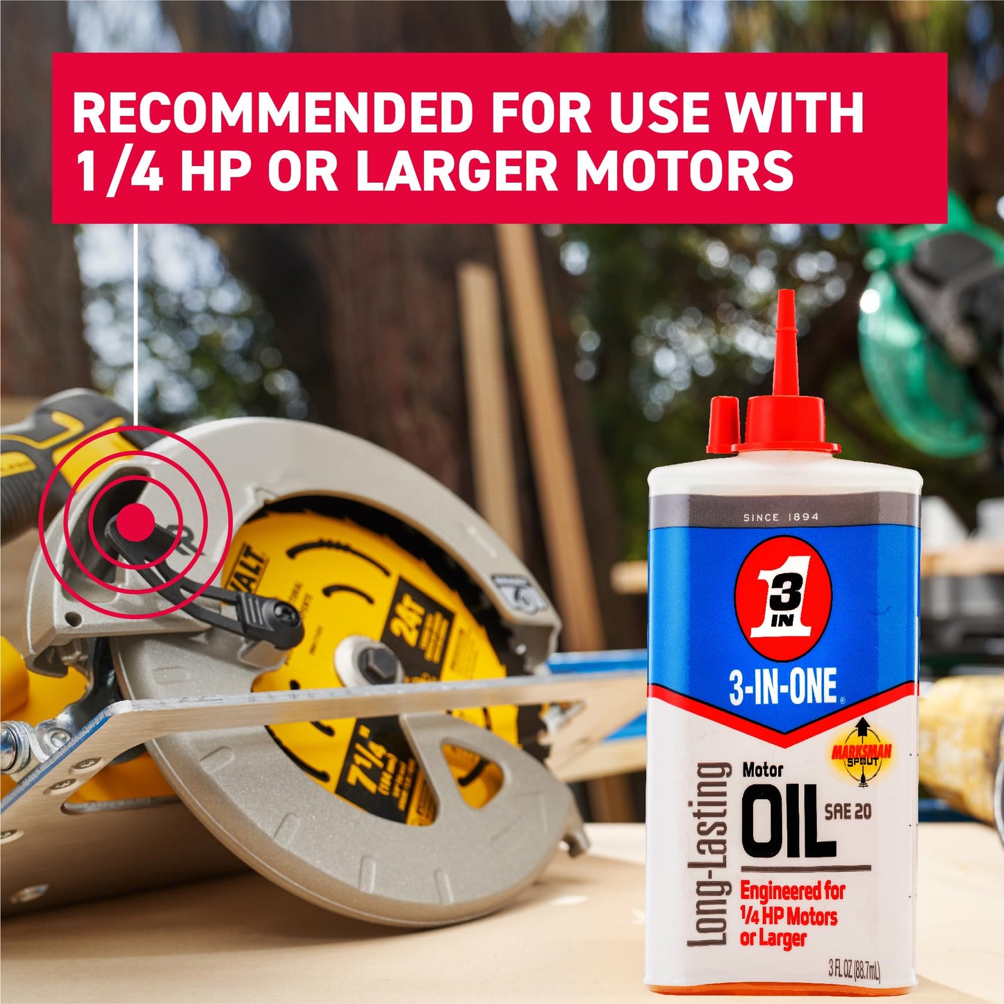 3-IN-ONE-10045 Motor Oil, 3 OZ (pack of 1)