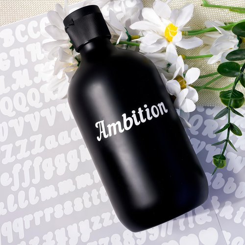 Keeshibao 2500 PCS Letter Stickers Small, Mini Vinyl Alphabet Stickers 1/2 Inch– Tiny Letter Sticker for Scrapbooking, Mailbox, Water Bottles,Magazine,Shoes（Half Inch, Black and White
