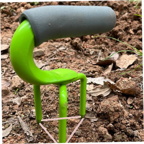 Hand Tiller Garden Tool with Metal Claw & Comfort Handle, Labor-Saving Soil Loosener & Cultivator for Planting, Weeding & Flower Beds, Indoor & Outdoor Gardening