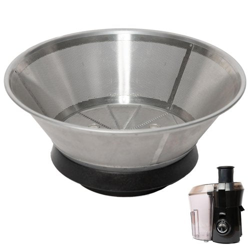 IMPRESA Replacement Juicer Blade Compatible with the Hamilton Beach Juicer Machine 67601A - 6" x 2.75" Stainless Steel Blade & Mesh Bowl Base - Tool-Free Installation & Dishwasher Safe Part