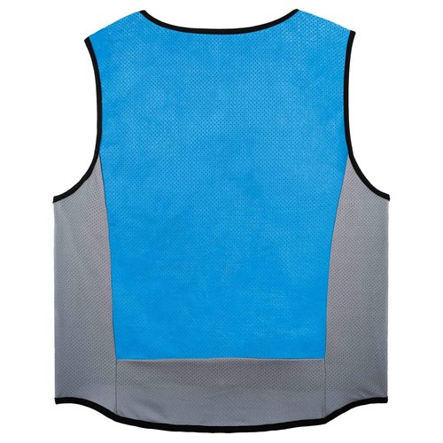 Ergodyne Chill-Its 6667 Cooling Vest, Evaporative PVA Material for Fast Cooling Relief, Blue, Large